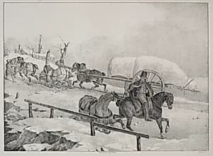 Wagoner Climbing a Hill by Théodore Géricault (French, 1791–1824)