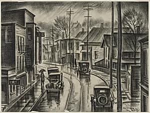 Wet Little Italy by Alpo S. Tuura (American, 1902–1928)