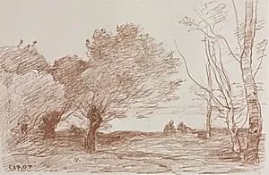 Willows and Poplars by Jean Baptiste Camille Corot (French, 1796–1875)
