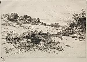 Windmill Hill, No. 1 by Francis Seymour Haden (British, 1818–1910)