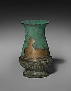 Wine Vessel (Hu) (lid) by Unknown Artist