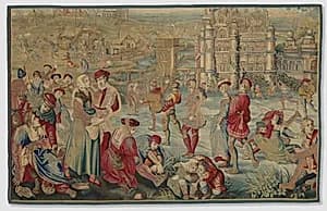 Winter: Skating Scene