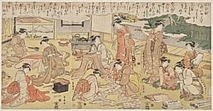 Women Making Clothing by Utagawa Toyokuni (Japanese, 1769–1825)