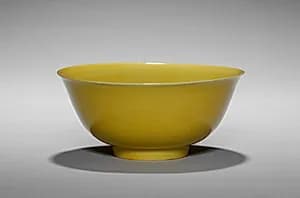 Yellow-Glazed Bowl by Unknown Artist