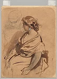 Young Woman from Valence by Gustave Doré (French, 1832–1883)