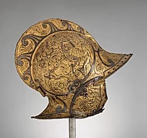 Burgonet with Falling Buffe by Unknown Artist