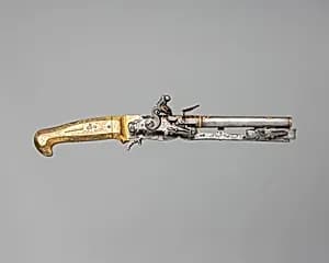 Combination Flintlock and Knife Carrier by Unknown Artist