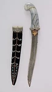Dagger (Khanjar) with Sheath by Unknown Artist
