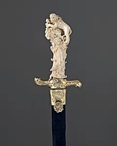 Hunting Sword with Scabbard by Joseph Deutschmann