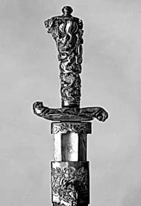 Hunting Sword with Scabbard by Unknown Artist