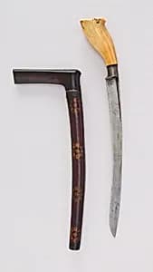 Knife (Bade-bade) with Sheath by Unknown Artist