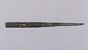 Knife Handle (Kozuka) with Blade by Unknown Artist