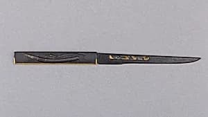 Knife Handle (Kozuka) with Blade by Unknown Artist