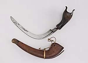Knife (Korambi) with Sheath by Unknown Artist
