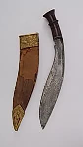 Knife (Kukri) with Sheath by Unknown Artist