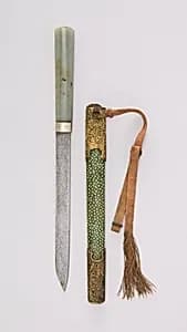 Knife with Sheath by Unknown Artist