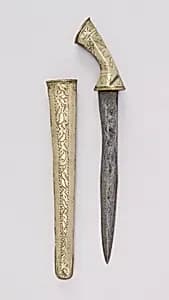 Knife with Sheath by Unknown Artist