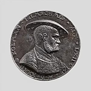 Medal of Kolman Helmschmid (1471–1532) by Hans Kels the Younger