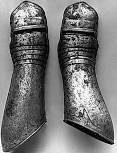 Pair of Elbow Gauntlets by Unknown Artist