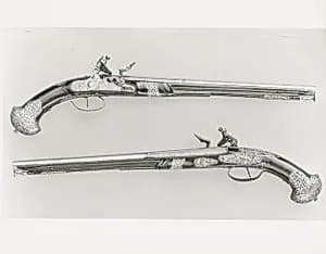Pair of Flintlock Pistols by Girolamo Francino
