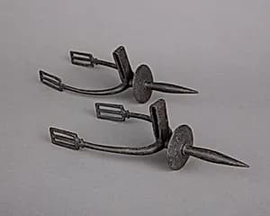 Pair of Prick Spurs by Unknown Artist