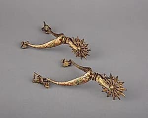 Pair of Rowel Spurs by Unknown Artist
