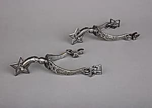 Pair of Rowel Spurs by Unknown Artist