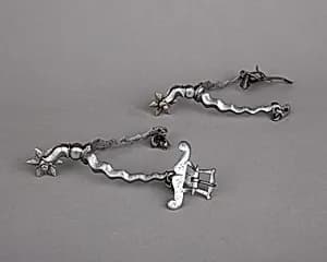 Pair of Rowel Spurs by Unknown Artist