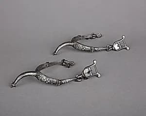 Pair of Rowel Spurs by Unknown Artist