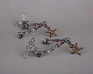 Pair of Rowel Spurs by Unknown Artist