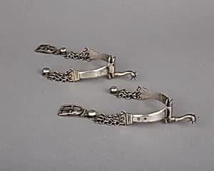 Pair of Rowel Spurs by Unknown Artist
