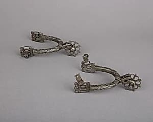 Pair of Rowel Spurs by Unknown Artist