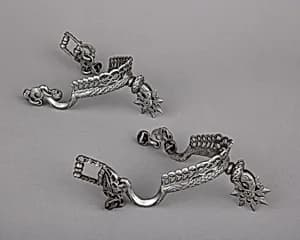 Pair of Rowel Spurs by Unknown Artist