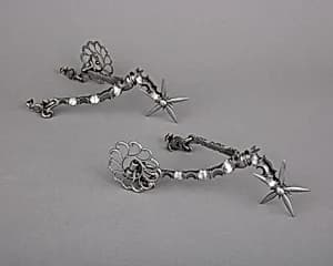 Pair of Rowel Spurs by Unknown Artist