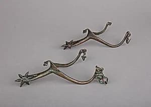 Pair of Rowel Spurs by Unknown Artist