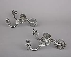 Pair of Rowel Spurs by Unknown Artist