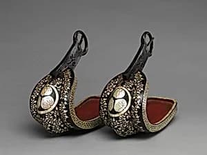 Pair of Stirrups (<i>Abumi</i>) by Unknown Artist