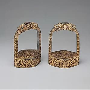 Pair of Stirrups (Yob Chen) by Unknown Artist