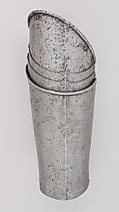 Pair of Thigh Defenses (Cuisses) by Unknown Artist