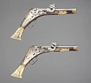 Pair of Wheellock Pistols by Unknown Artist