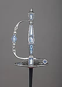 Smallsword Hilt by Matthew Boulton|Josiah Wedgwood