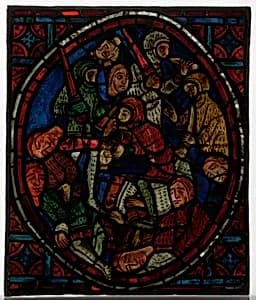 Stained Glass Panel by Unknown Artist