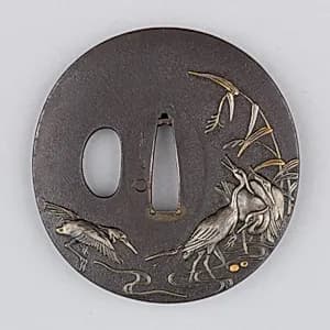 Sword Guard (Tsuba) by Ichinomiya Nagatsune