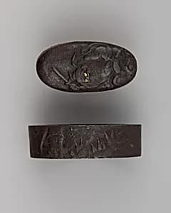 Sword-Hilt Collar (Fuchi) by Unknown Artist