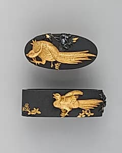 Sword-Hilt Collar (Fuchi) by Unknown Artist