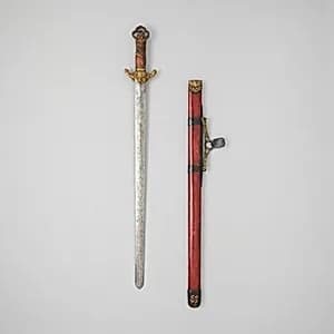 Sword with Scabbard by Unknown Artist