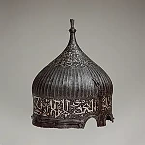 Turban Helmet by Unknown Artist