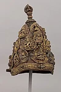 Vajracarya priest's crown by Unknown Artist