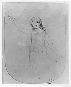 A Girl (from McGuire Scrapbook)