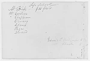 Accounts—"Life School" (from Sketchbook) by Asher Brown Durand